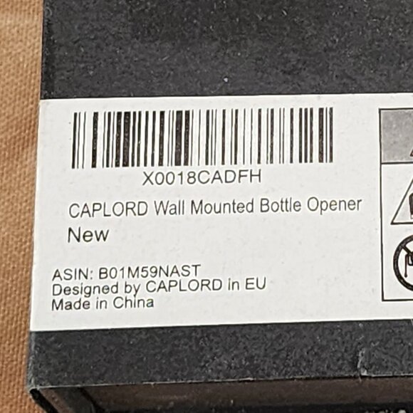 Caplord Wall Mounted Bottle Opener w/Magnetic Cap Catcher Includes Wall Hangers - Picture 10 of 16